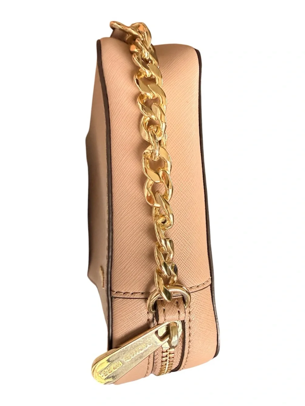 Michael Kors Jet Set Large Saffiano Leather Crossbody Bag/ Powder Pink